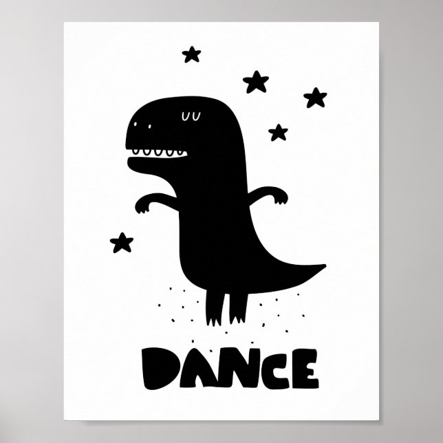 Dino dansare poster (Framsidan)