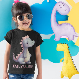 Dino Darling - Personlig PreHistory Princess T Shirt