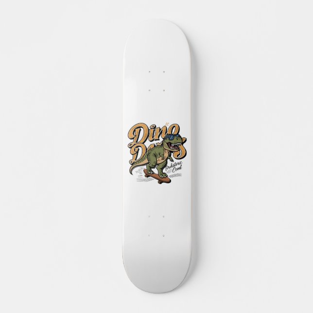 Dino Days Mini Skateboard Bräda 18,5 Cm (Framsida)