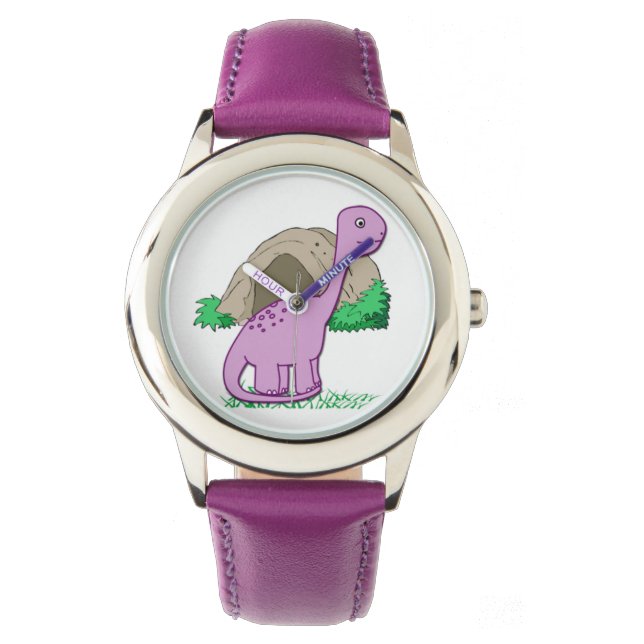 Dino Dinosaur Cute Barn Watch Armbandsur (Framsida)