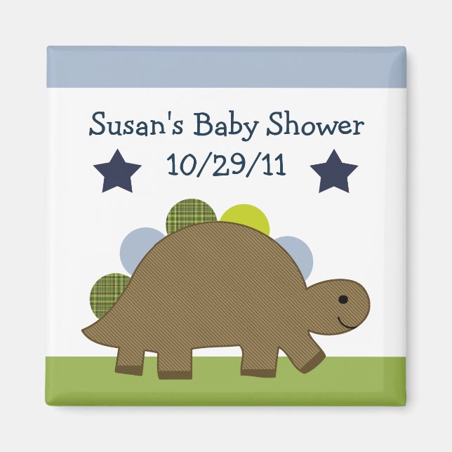 Dino/Dinosaur Magnet/Keepsaki/Party-förmån Magnet (Framsidan)