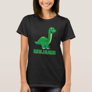 Dino dinosaur namn Benjamin T Shirt