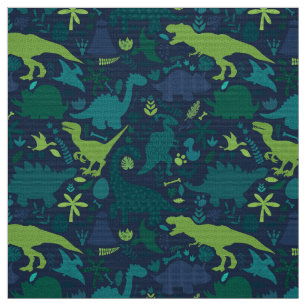Dino Doodle Silhouettes Kids Dinosaur Tyg