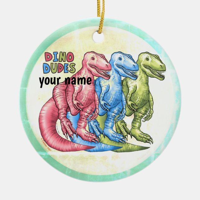 Dino Dudes Dinosaurs ornament (Framsidan)