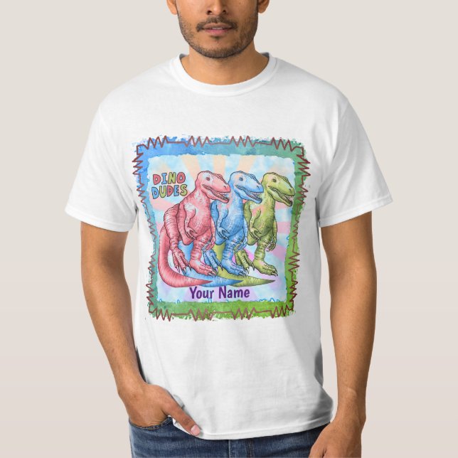 Dino Dudes Dinosaurs t-shirt (Framsida)
