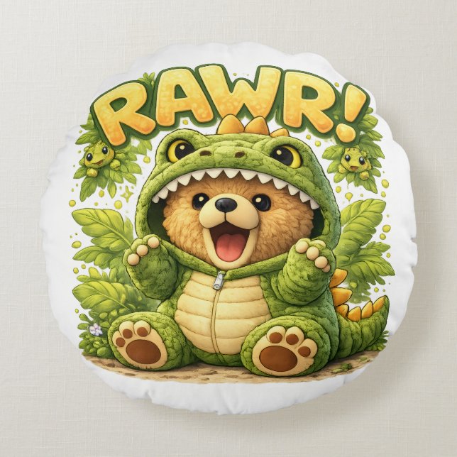 Dino Dylan Rund Kudde (Framsidan)