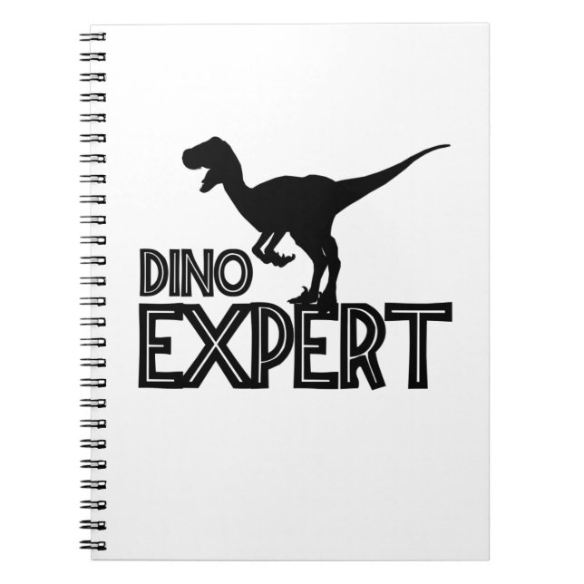 Dino Expert - Dinosaur Älskare Anteckningsbok (Framsidan)