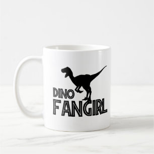 Dino Fangirl - Dinosaur Älskare Kaffemugg