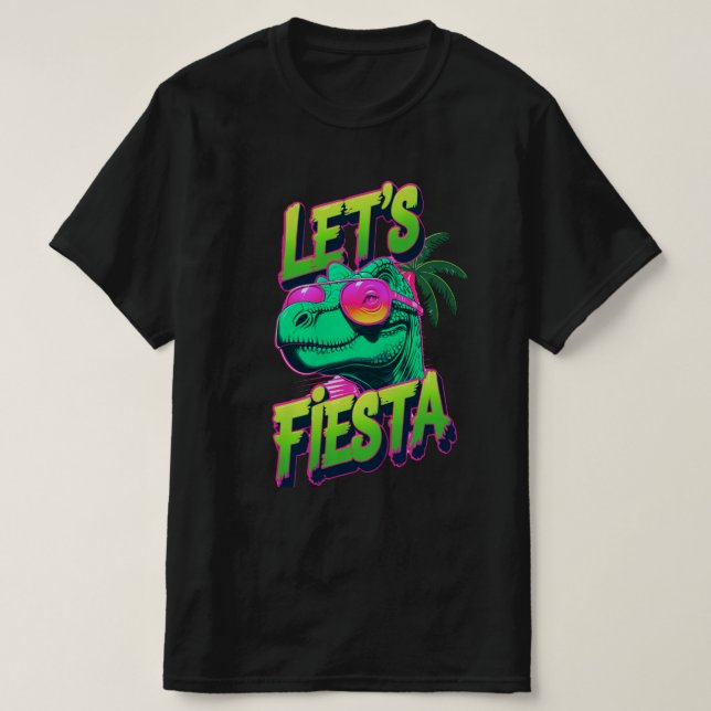 Dino Fiesta Vibes Tee (Design framsida)
