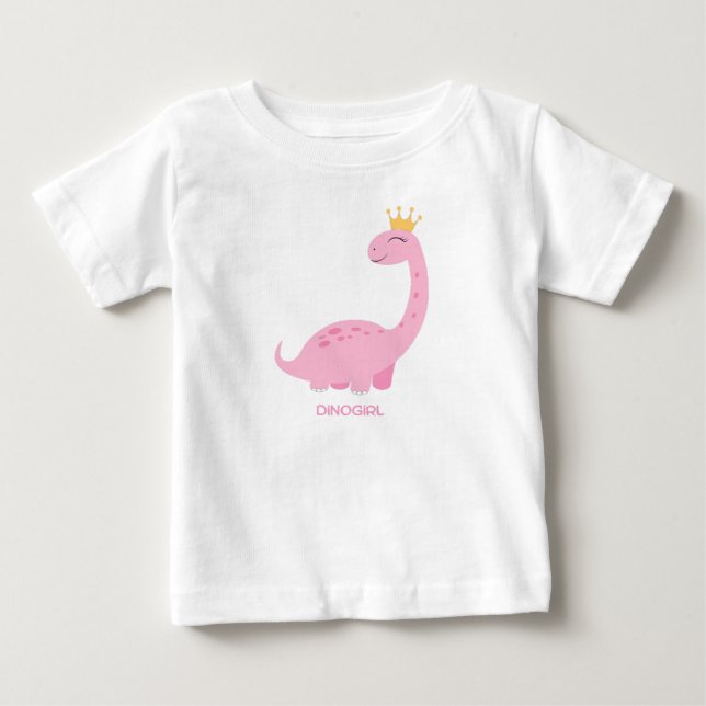 Dino flicka t shirt (Framsida)