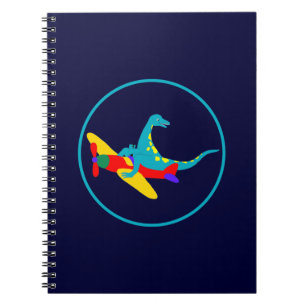 Dino flygare anteckningsbok med spiral