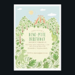 Dino-Födelsedagsfest Inbjudningar<br><div class="desc">Roligt vattenfärgsdinosaurier</div>