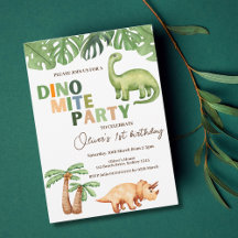 Dino-födelsedagsfest