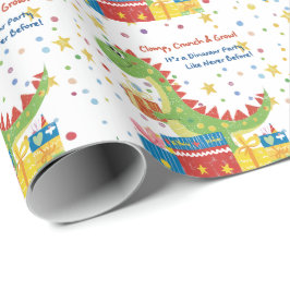 Dino Födelsedagsfest Presentpapper