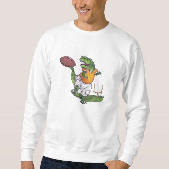 Dino Football Star Lång Ärmad Tröja (Framsida)