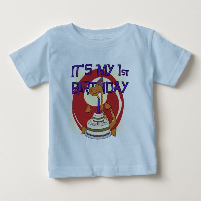 Dino första födelsedagTshirts och gåvor Tröja (Framsida)