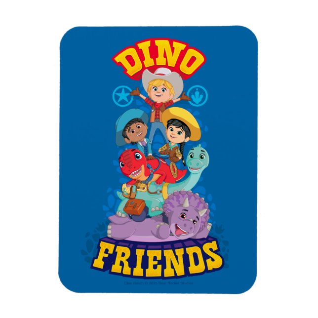 Dino Friends | Dino Ranch Magnet (Vertikal)