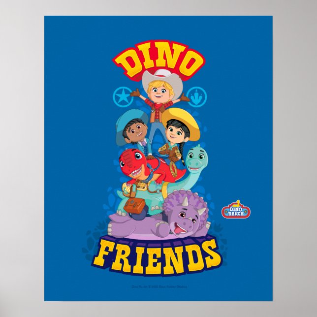 Dino Friends | Dino Ranch Poster (Framsidan)