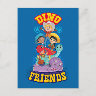 Dino Friends Dino Ranch Vykort