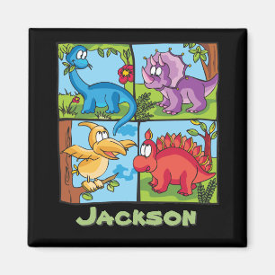 Dino Friends Personlig Magnet