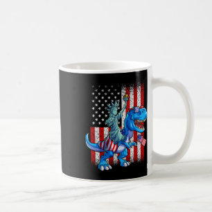 Dino Frihetsgudinnan 4:e juli: Shirt Boys Amer Kaffemugg
