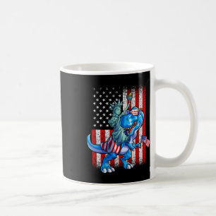 Dino Frihetsgudinnan 4:e juli: Shirt Boys Amer Kaffemugg