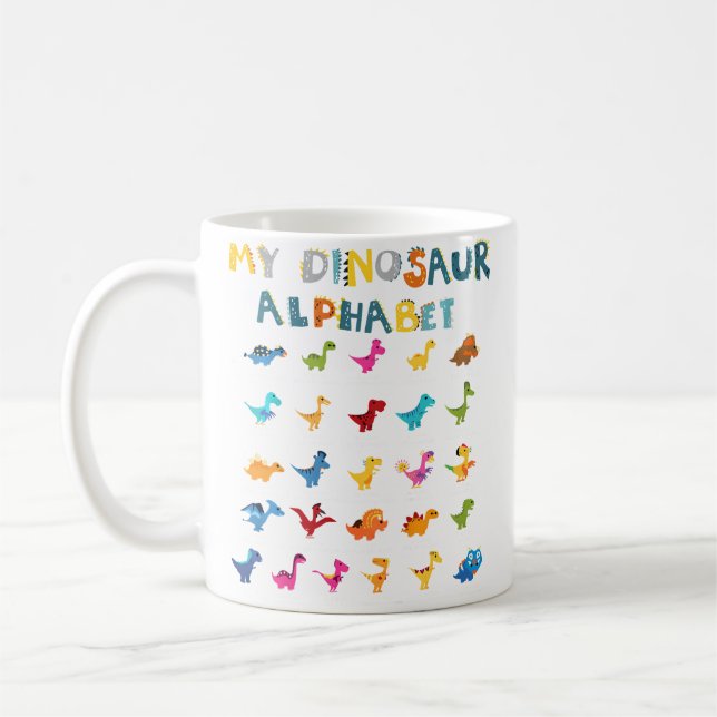 Dino Identification Kaffemugg (Vänster)