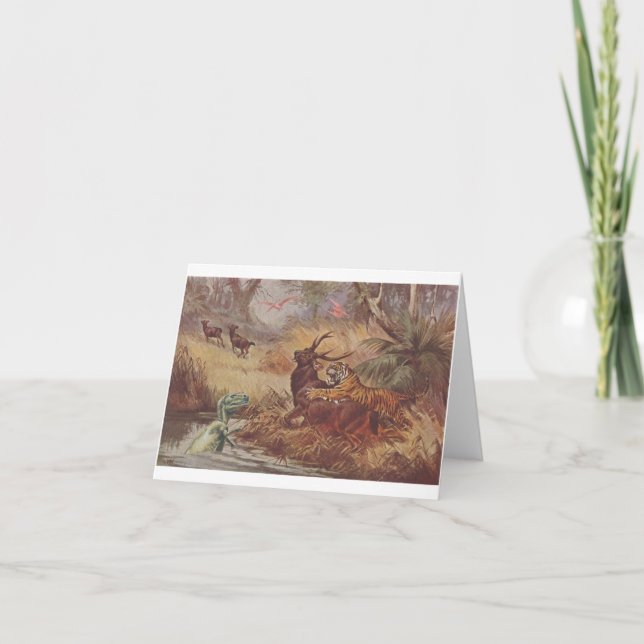 Dino jakt - kort (Framsida)