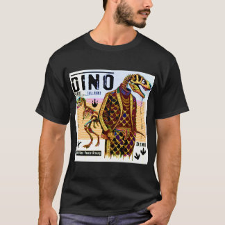 Dino kanske T-Shirt - Lusnyt Dinosaur Graphic Tee
