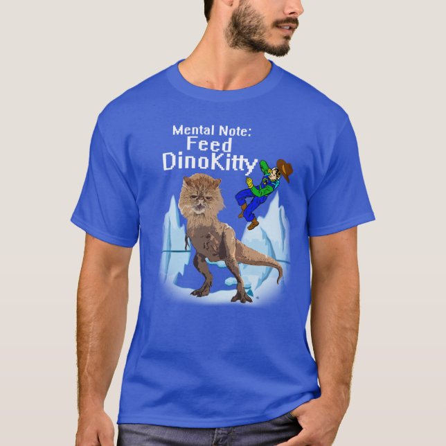 Dino Kattunge T-Shirt (Framsida)