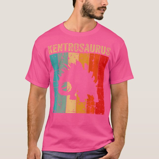 Dino Kentrosaurus Dinosaur T Shirt (Framsida)