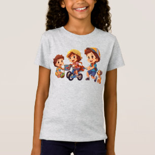 Dino Kids T-Shirt - Roligt och bekvämlighet