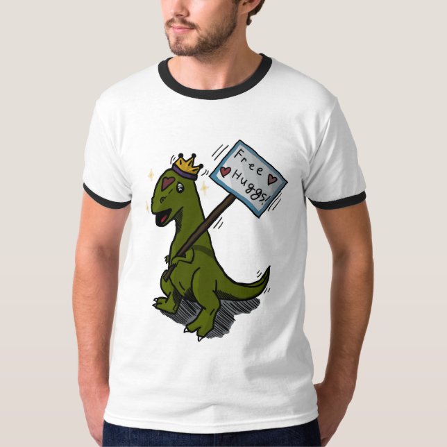Dino kramar! t shirt (Framsida)