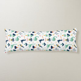 Dino Land White Kroppskudde