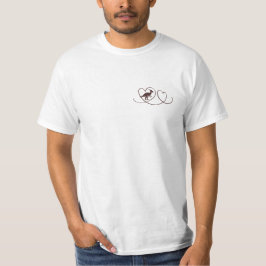 Dino Liebe – hjärtlinjer Parasaurolophus T Shirt