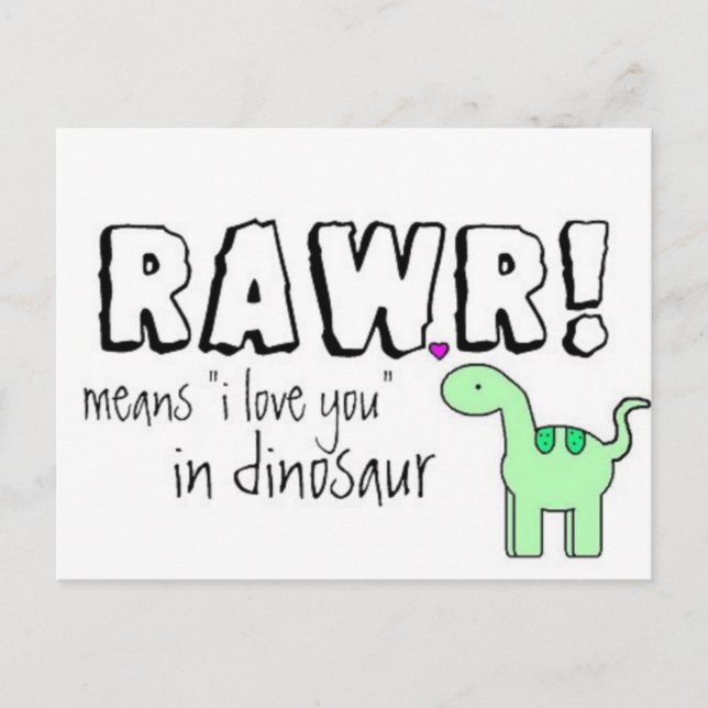 Dino Lingo Vykort (Framsida)