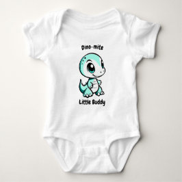 Dino Liten Kompis Småbarnsbody T Shirt