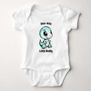 Dino Liten Kompis Småbarnsbody T Shirt