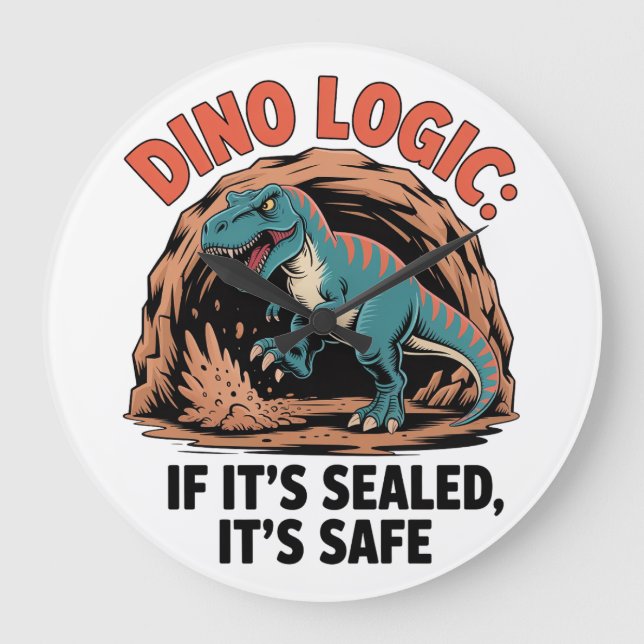 Dino-logik Stor Klocka (Framsida)
