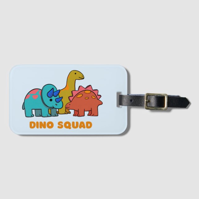 Dino Luggage Tag Bagagebricka (Framsida horisontal)