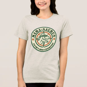 Dino Mamasarus Tröja, Dinosaurie Födelsedagsfest T Shirt