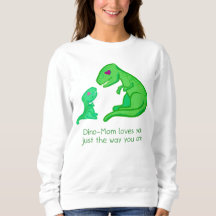 Dino Mamma Kärlek You Sweatshirt