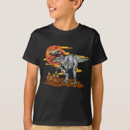 Dino-Mash: Spooky Pumpkinosaur T Shirt