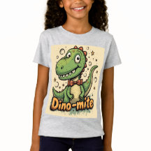Dino Mate T-Shirt for Girls - Roligt och Cute