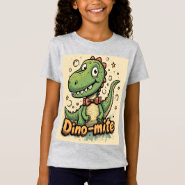 Dino Mate T-Shirt for Girls - Roligt och Cute