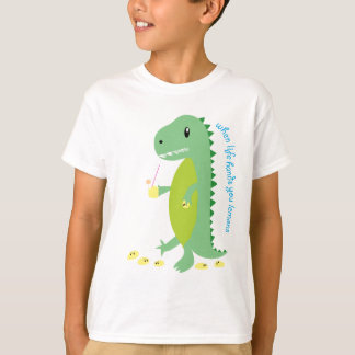 dino med hans citroner t shirt