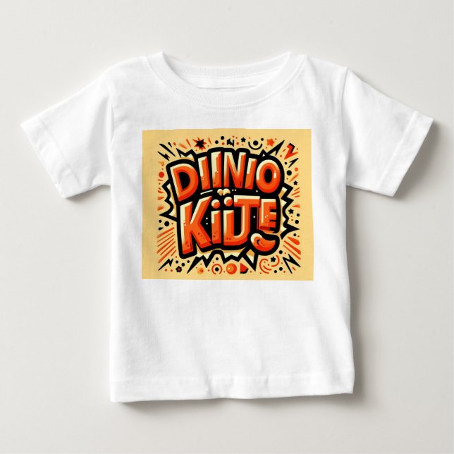 Dino-mite Baby T Shirt (Framsida)