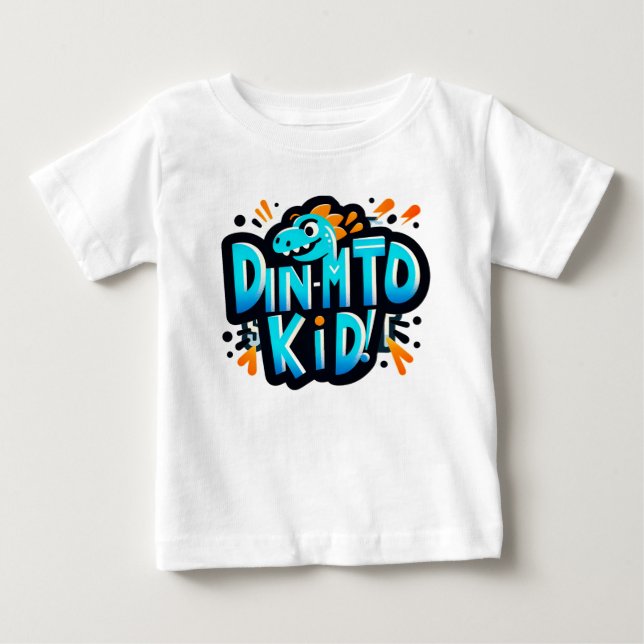 Dino-mite Baby T Shirt (Framsida)