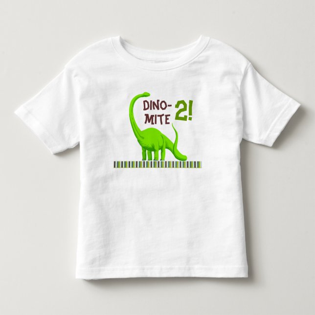 Dino-Mite Birthday dinosaur t-shirt (Framsida)