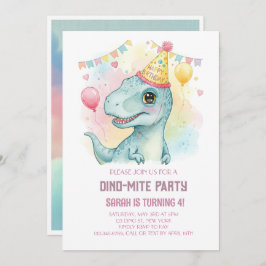DINO-MITE BIRTHDAY INBJUDNINGAR